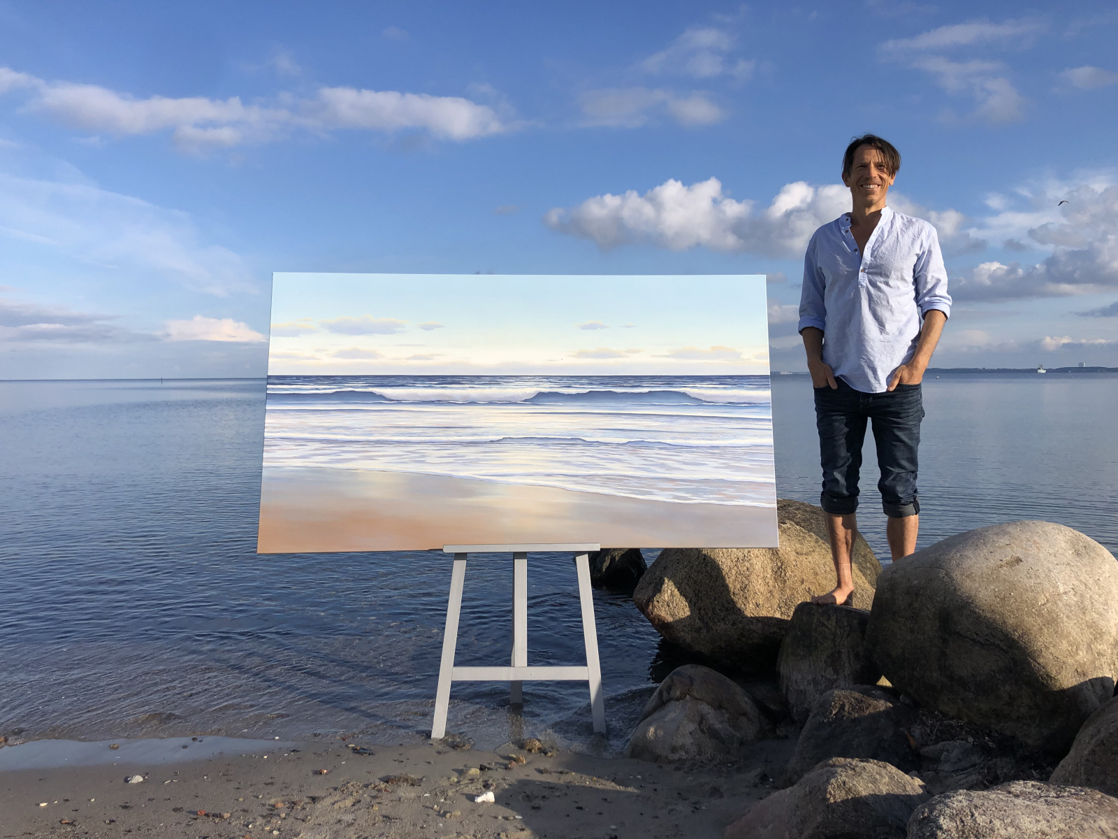 Gischt vor den Füßen. Gischt vor den Füßen.